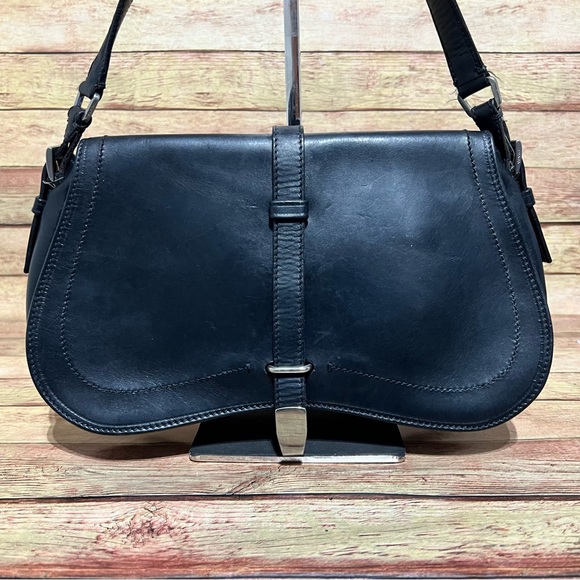 Prada Black Leather Small Shoulder Bag - Picture 2 of 11